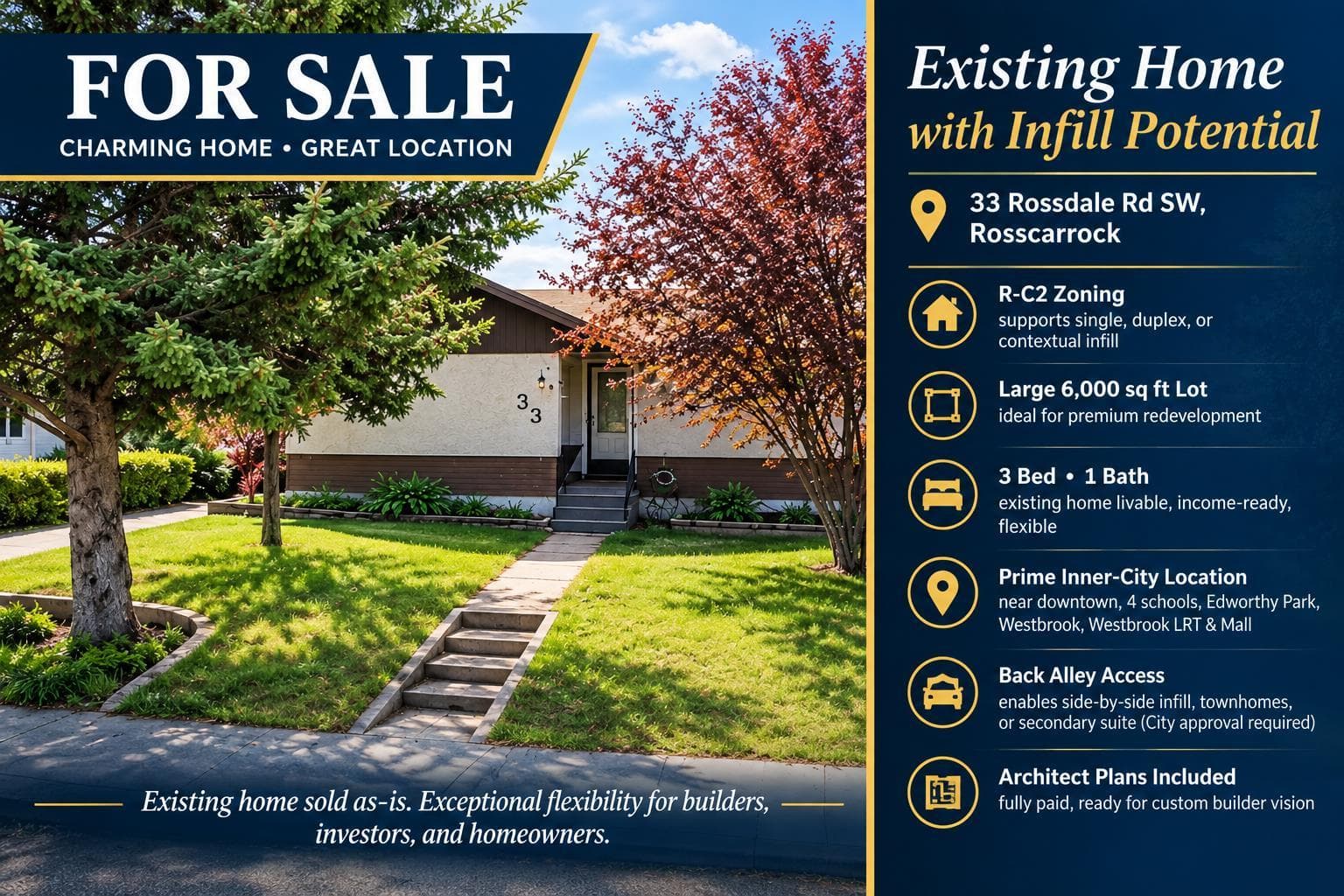 Photo of 33 Rossdale Road SW, Calgary